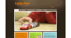 Desktop Screenshot of littlefeetchildcare.com